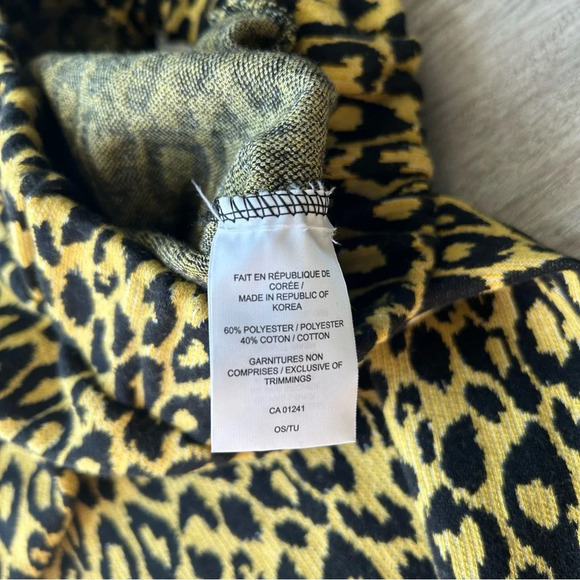 Ring Leopard Knitted Midi Bodycon Skirt Made in Korea - Picture 10 of 11